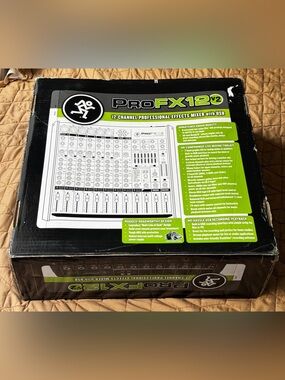 Mackie ProFX12 12-Channel Effects Mixer w/USB Port & 32-Bit Effects